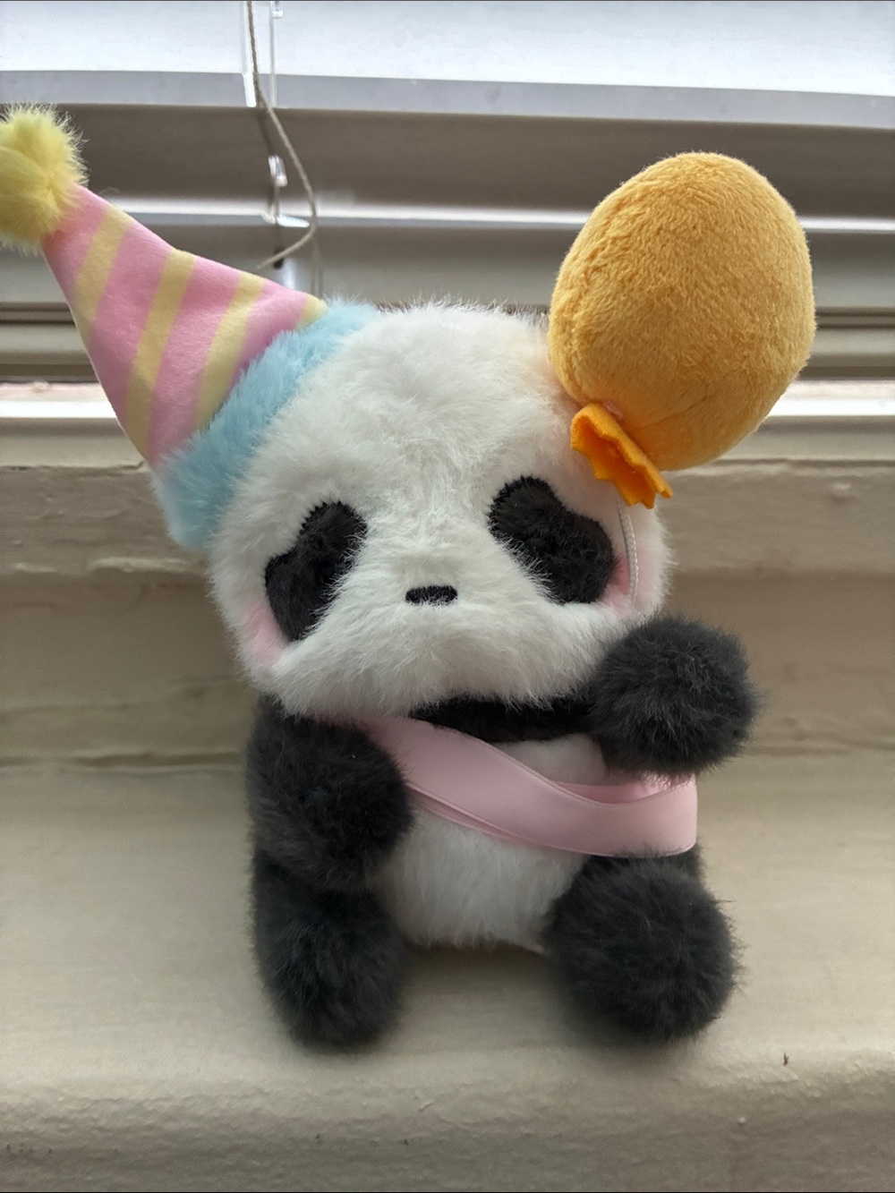 Panda Roll Plush Keychain
